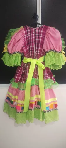 Vestido de quadrilha infantil