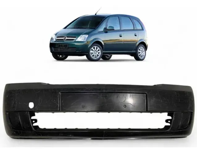 Parachoque Dianteiro Chevrolet Meriva 2002 A 2012 Original Preto