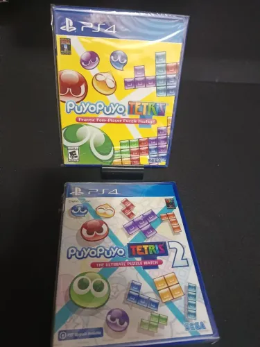 Coleção Jogos PS4 Puyo Puyo Tetris 1 e 2