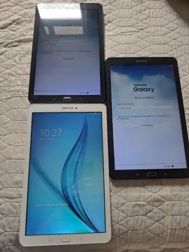 03 Tablets Samsung Galaxy Tab E SM-T560 Tela 9.6? (LER ANÚNCIO)