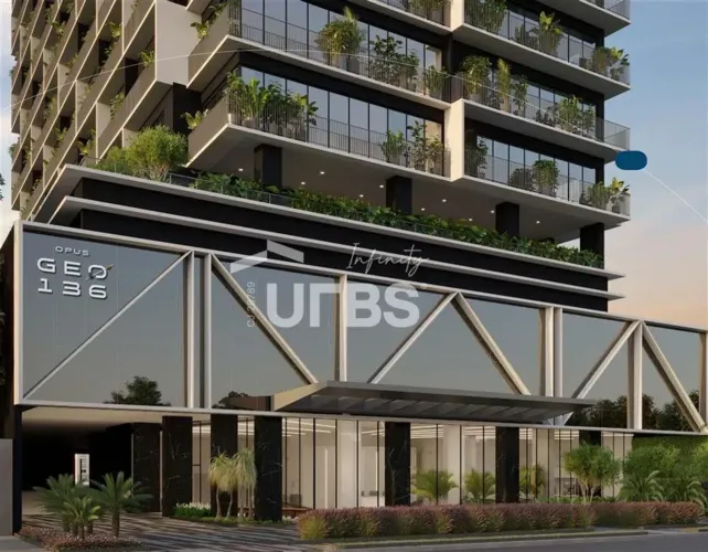Opus Geo 136, 74,27m², 2 suites, lavabo, Varanda gourmet, 1 vaga rotativa