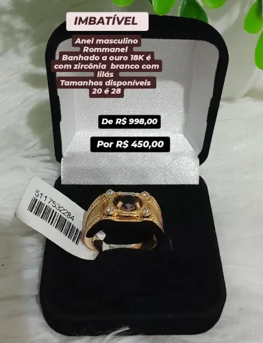 ANEL MASCULINO ROMMANEL