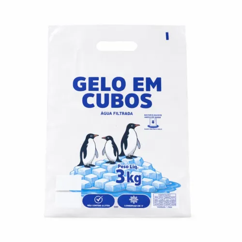 Embalagem para gelo genérica 3kg
