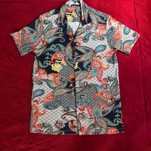 Camisas Masculinas de Botão Estampadas (M) | Starpolis & Pargan