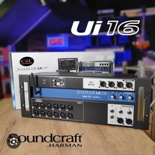 Vendo Mesa de Som digital Soundcraft ui16