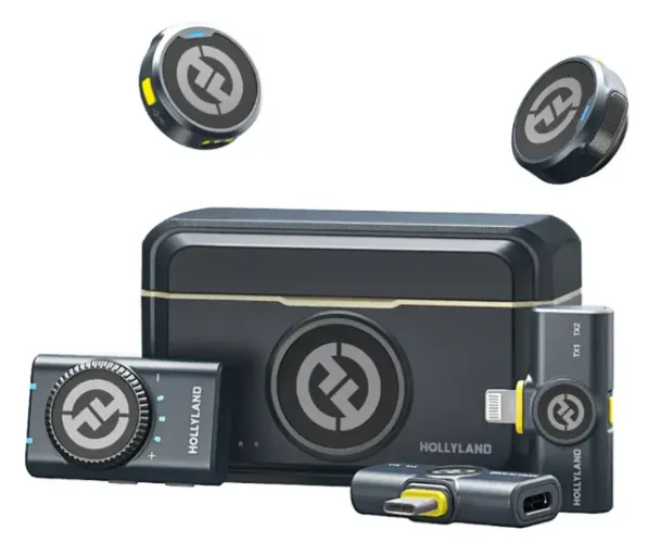 Microfone Hollyland Lark M2 Duo Combo Duplo Para 2 Pessoas
