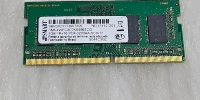 MEMORIA DDR4 4GB SMART R$180