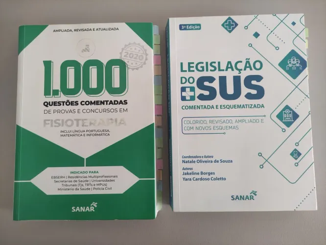 Livros Concurso Fisioterapia e SUS 