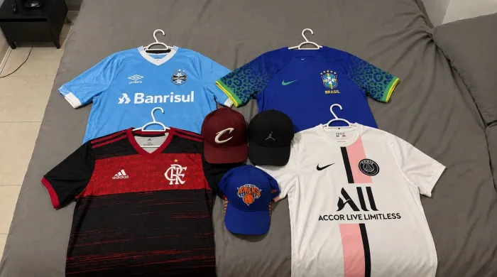 Camisas de times originais e bonés de basquete originais