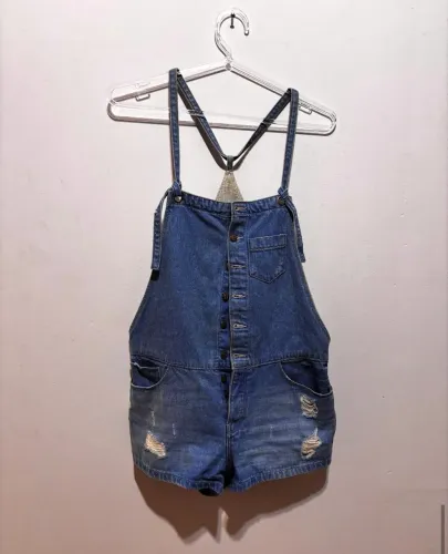 Jardineira jeans ZARA