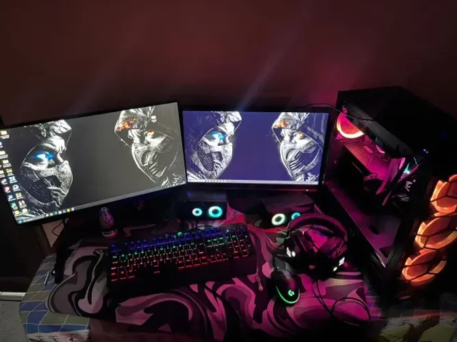 PC GAMER COMPLETO + 2 MONITORES - ALTO DESEMPENHO