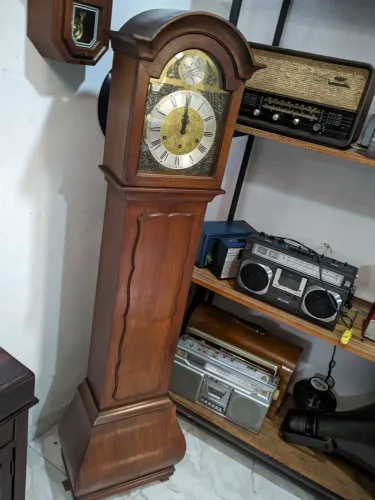 Relógio carrilhão pedestal Alemão melodia Maria Schubert 