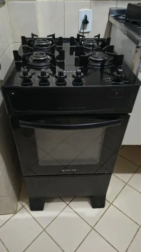 Fogão Atlas 4 Bocas com Mesa de Vidro - Ótimo Estado