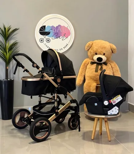 Carrinho de bebê - Europeu 3 em 1