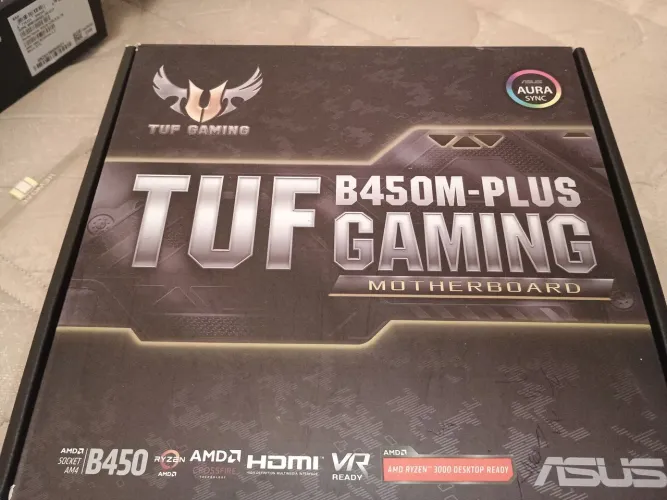 Placa mãe B450M-plus gaming com defeito