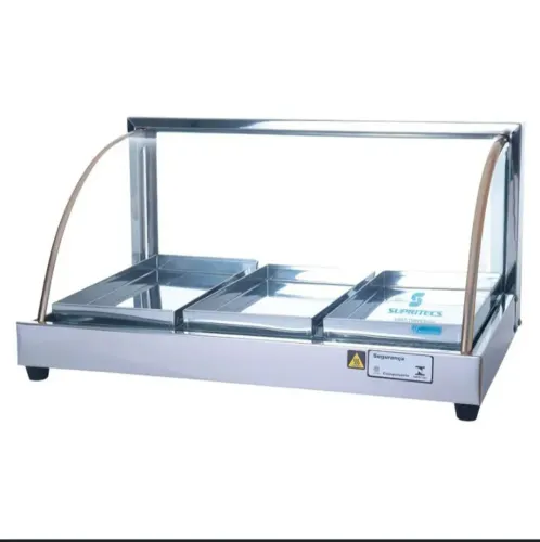 Estufa para salgados 3 bandejas