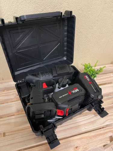 Lavadora de alta pressão pistola portátil 96V com duas bateria lavadora profissional