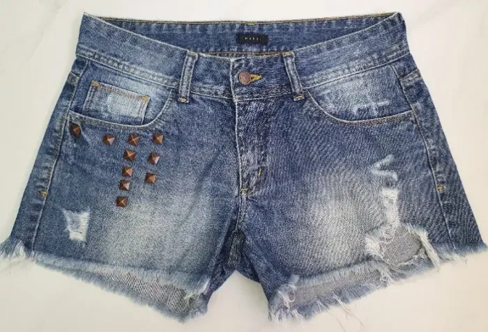 Shorts Jeans Feminino Mandi - 38 BR