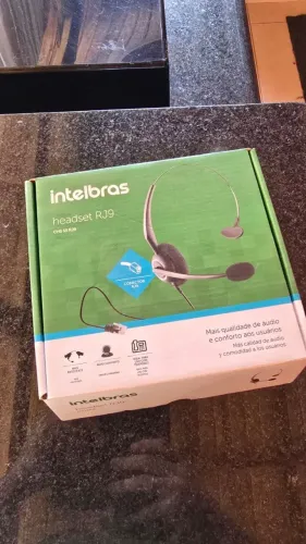 Headset telefônico profissional RJ para PABX / call center