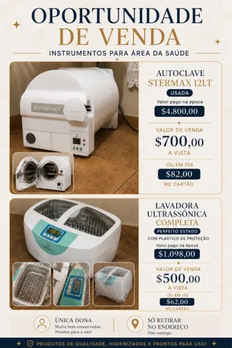 AUTOCLAVE E ULTRASSÔNICA