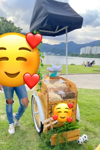 Carrinho Gourmet Retrô
