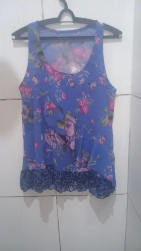 Camisa Regata Estampas Floral Feminina G