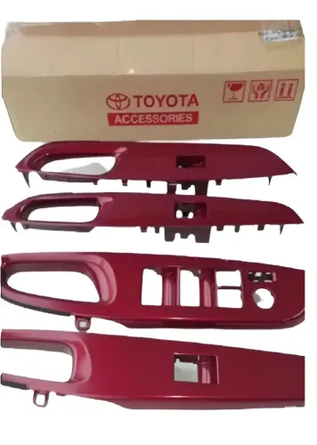 Moldura Do Apoio De Braço Toyota Yaris Vermelho