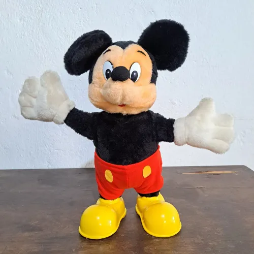 Pelúcia Mickey Dancing Party Década de 80 Raro