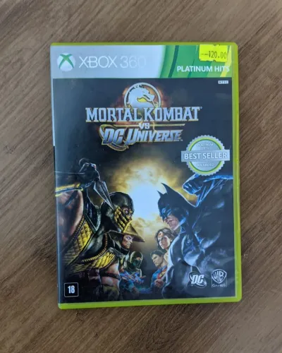 Jogo de Xbox 360 original Mortal Kombat vs DC Universe 