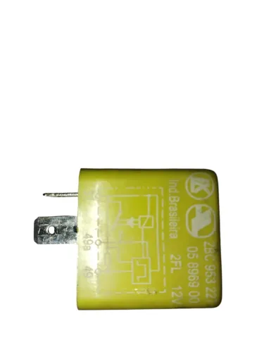 Rele Auxiliar Pisca Alerta Voya Vw Fox Gol Kombi 2005 A 2013 Amarelo