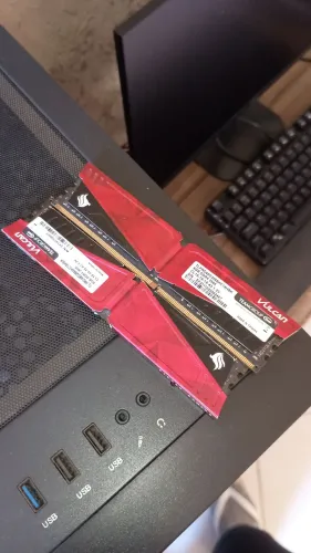 2 MEMÓRIAS RAM T-FORCE PICHAU VULCAN 8G DDR4 2666 MHZ