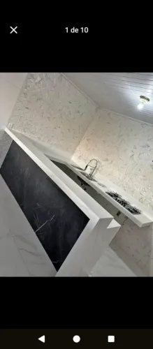 Instalação de bancadas em mármore e granito