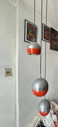 Luminária  antiga de teto 