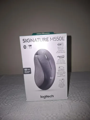 Mouse SEMINOVO sem fio Logitech Signature M550 L, Toque Silencioso, Bluetooth, Pilha 100%
