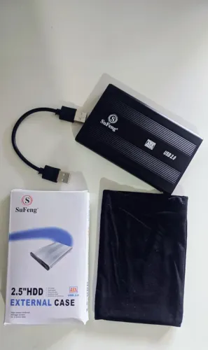 HD externo 1TB e 500gb com capa de proteção