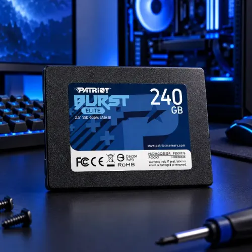 SSD PATRIOT BURST 240GB 2,5" SATA 3 - PBE240GS25SSDR