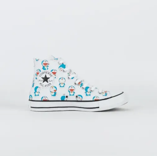 TÊNIS CONVERSE CHUCK TAYLOR ALL STAR HI DORAEMON WHITE HAWAIIAN