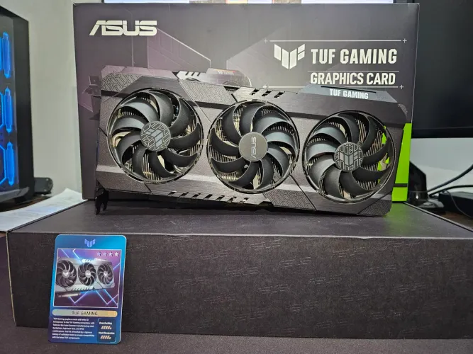 RTX 3070 ASUS TUF NUNCA ABERTA.
