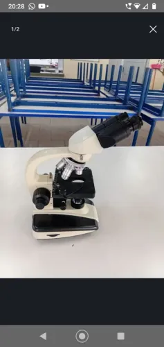 Microscópio funciona perfeitamente