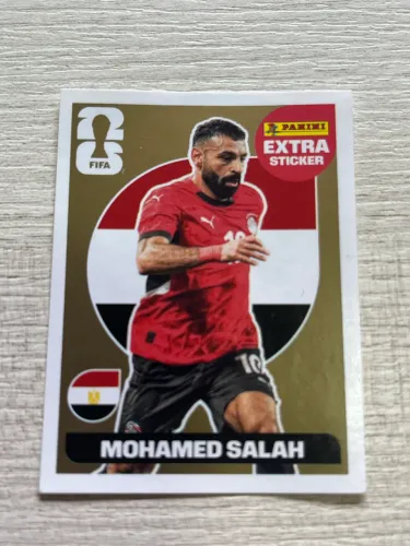 Figurinha Extra Legend Ouro / Gold Mohamed Salah Copa 2026