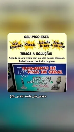 Revitalização de piso e restauração