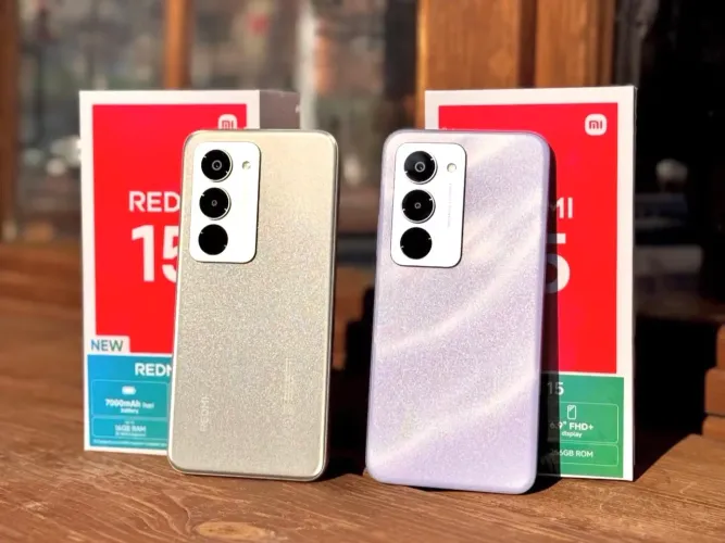 Celular Redmi 15 4G 128/06 Roxo Preto Prata Novo Lacrado Entregamos Gratuito 