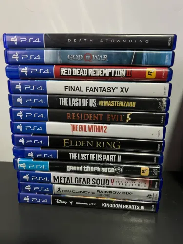 Jogos de PS4 Mídia Física (Preços na Descrição - GOD OF WAR, RED DEAD, RESIDENT EVIL)