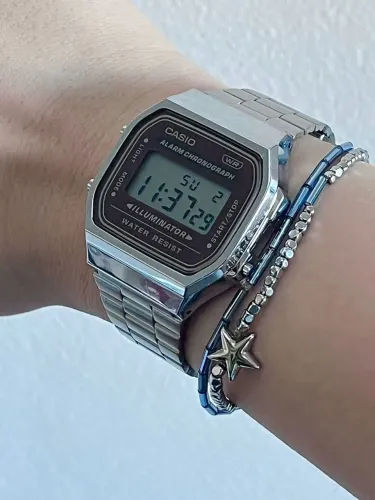 Relógio Cássio prata 