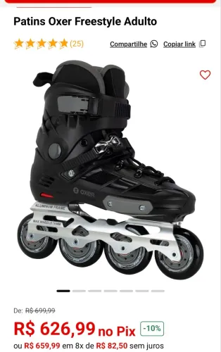Patins original Oxer. 35 ao 37