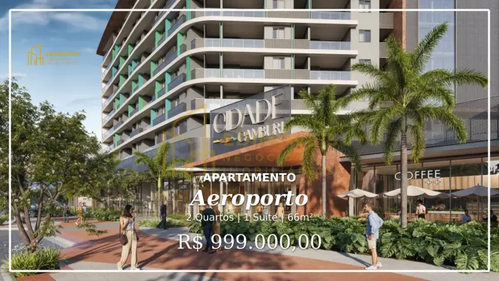 Aeroporto: Apartamento 2 Quartos com Áreas de Lazer Exclusivas!