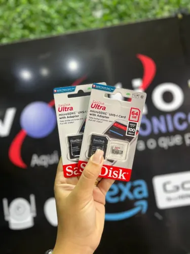 Cartão de Memoria 64GB - SanDisk Ultra - Classe 10