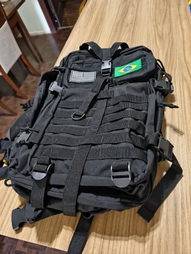 Mochila Tática Militar 50L Espaço e Alta Resistência