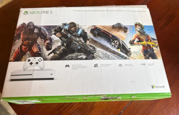 XBOX ONE S 1TB COM 1 CONTROLE E CAIXA