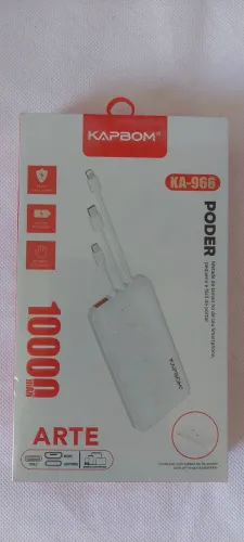 Powerbank 10.000 bom e barato USB C mini usb compatível ipad iPhone lighting